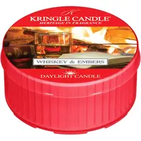 Kringle Candle Whiskey & Embers čajová svíčka 42 g
