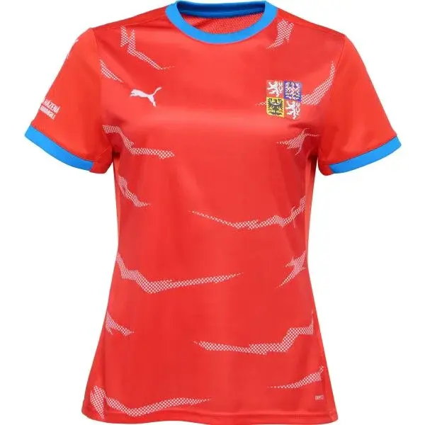 Puma CZECH HANDBALL JERSEY W HOME Dámský sportovní dres na házenou, červená, velikost