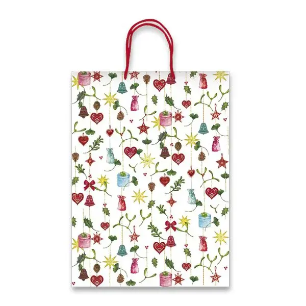 Dárková taška Sadoch Christmas Decorations - 205 x 115 x 260 mm