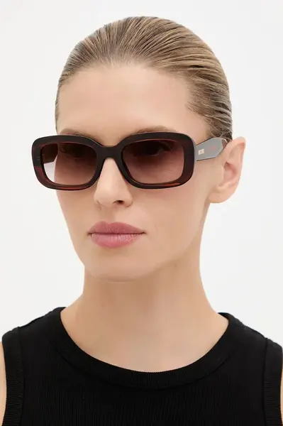 Sluneční brýle Moschino dámské, hnědá barva, MOS199/S