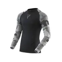 Moto thermo triko Rebelhorn Freeze II Jersey černá-kamufláž M