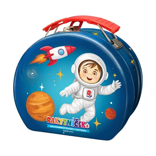 TEREZIA Rakytníček + multivitaminové želatinky 50 kusů- Kufřík Vesmír