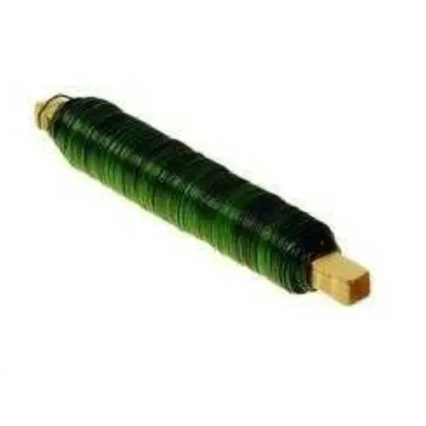 Drát vázací, 0,6 mm x 30 m, PVC, zelený