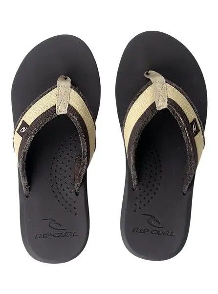 Rip curl pánské žabky Reactor Dark Brown | Hnědá | Velikost 44 EU