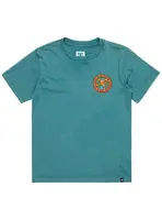 Dc shoes pánské tričko Spinner Hss Deep Teal Acid Wash | Modrá | Velikost L