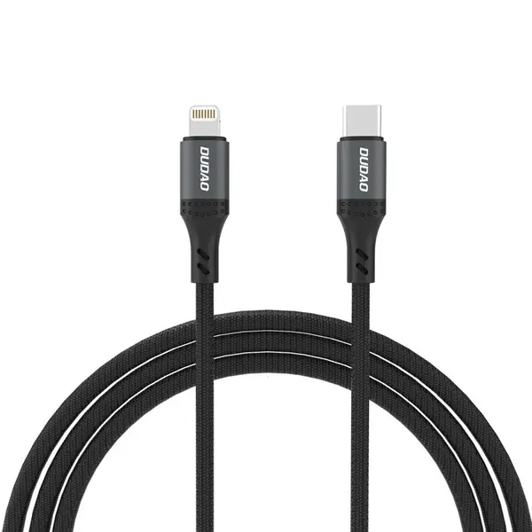 Dudao L3CL kabel USB-C - Lightning, 30W, 2 m, černý