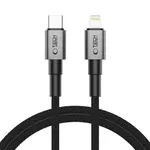 Tech-Protect UltraBoost DNA kabel Lightning, PD27W/3A, 1m, šedý