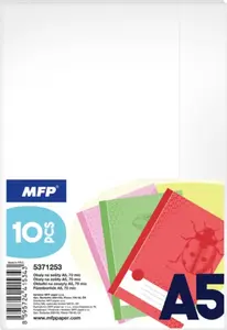 Obal na sešity A5 - set 10ks, 70mic