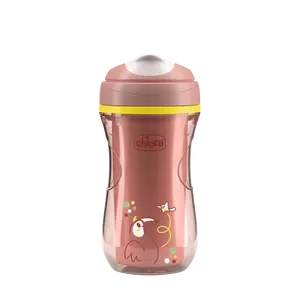 CHICCO Hrneček Active s tvrdým náustkem pink, 14m+ 266 ml
