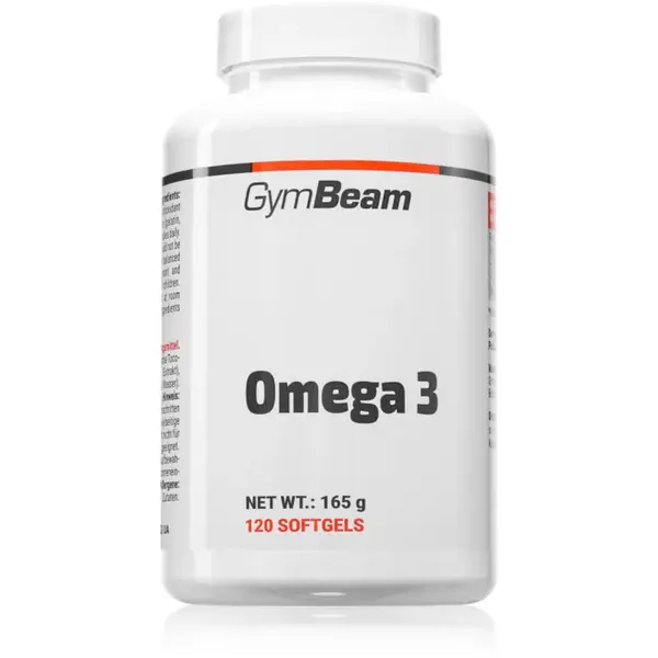 GymBeam Omega 3 kapsuly s esenciálnymi mastnými kyselinami 120 cps