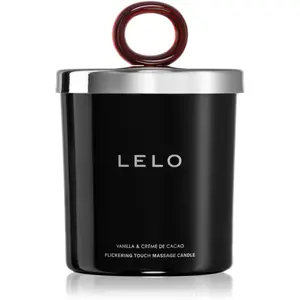 Lelo Flickering Touch Massage Candle masážna sviečka Vanilla & Creme de Cacao 150 g