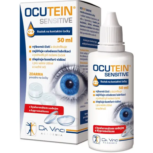 Da Vinci Academia Ocutein SENSITIVE roztok na kontaktní čočky 50 ml