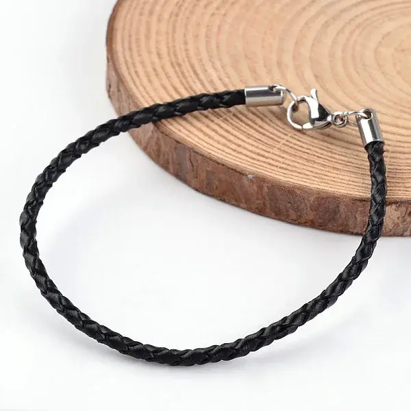 Braided Leather Cord Bracelets