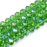 Electroplate Glass Beads Strands