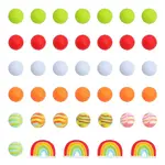 9 Style Food Grade Eco-Friendly Silicone Beads