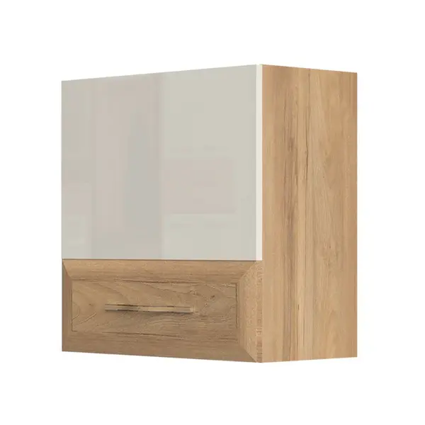 Závěsná skříňka hagop - ořech pacifik/béžová