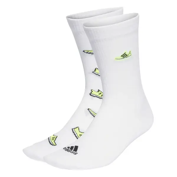 adidas Run x Ultraboost Shoe Love Graphic Socks 2 Pairs S