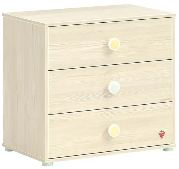Zásuvková komoda fairy - dub světlý