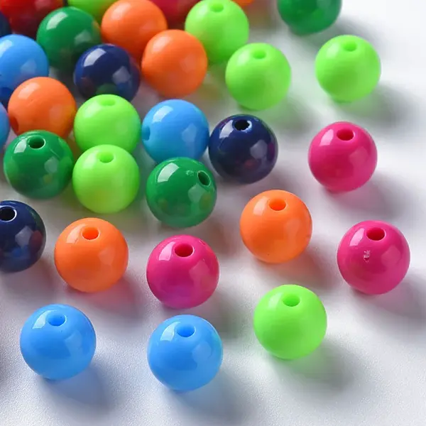 Opaque Acrylic Beads