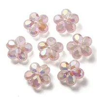 UV Plating Luminous Transparent Acrylic Beads
