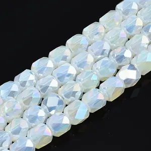 Electroplate Glass Beads Strands