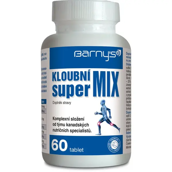 Barny's Kloubní SuperMIX tablety pro podporu zdraví kostí a kloubů 60 tbl