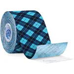 CureTape® Art fixační tejpovací páska barva Tartan Blue 5 m
