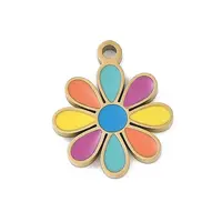 304 Stainless Steel Enamel Pendants
