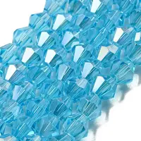 Electroplate Glass Beads Strands