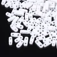 2-Hole Opaque Glass Seed Beads