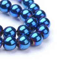 Non-magnetic Synthetic Hematite Beads Strands