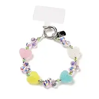 Glass & Iron Beads Mobile Straps