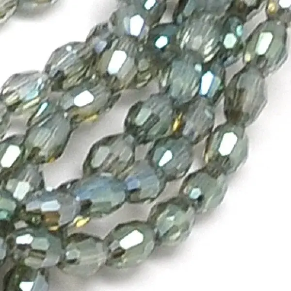 Electroplate Glass Beads Strands