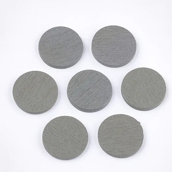 Painted Poplar Wood Cabochons
