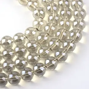 Electroplate Glass Beads Strands