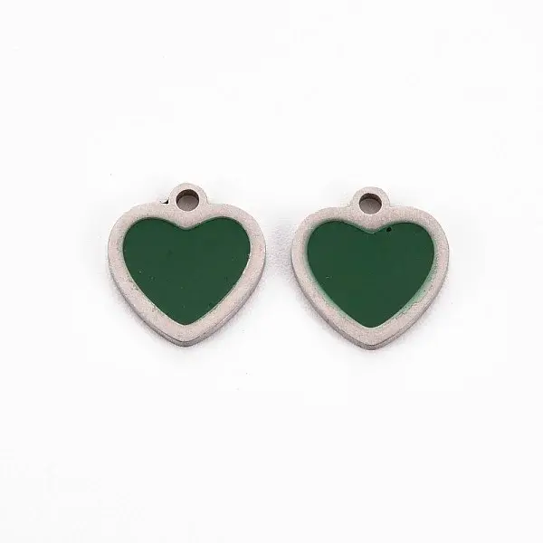 304 Stainless Steel Enamel Charms