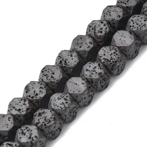 Natural Lava Rock Beads Strands