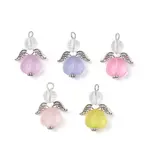 Transparent Acrylic Angel Pendants