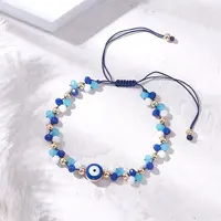 Glass Beads Braided Bead Bracelets