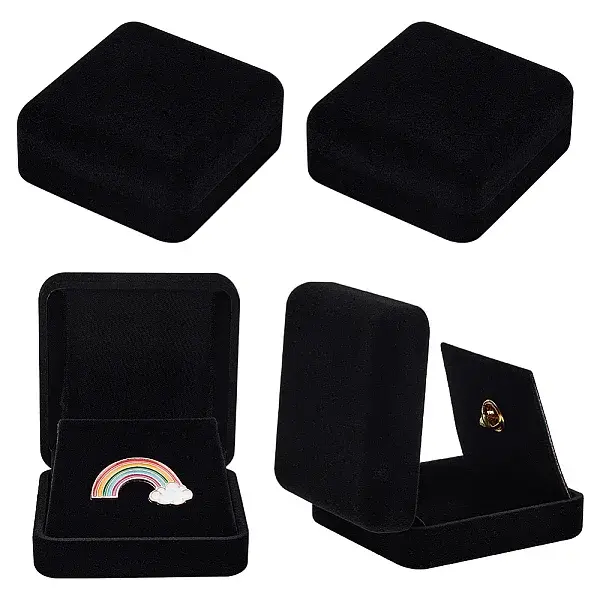Velvet Badge Packaging Box