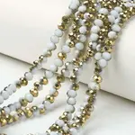 Electroplate Opaque Glass Beads Strands
