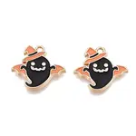 Halloween Theme Rack Plating Alloy Enamel Pendants
