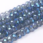 Electroplate Glass Beads Strands