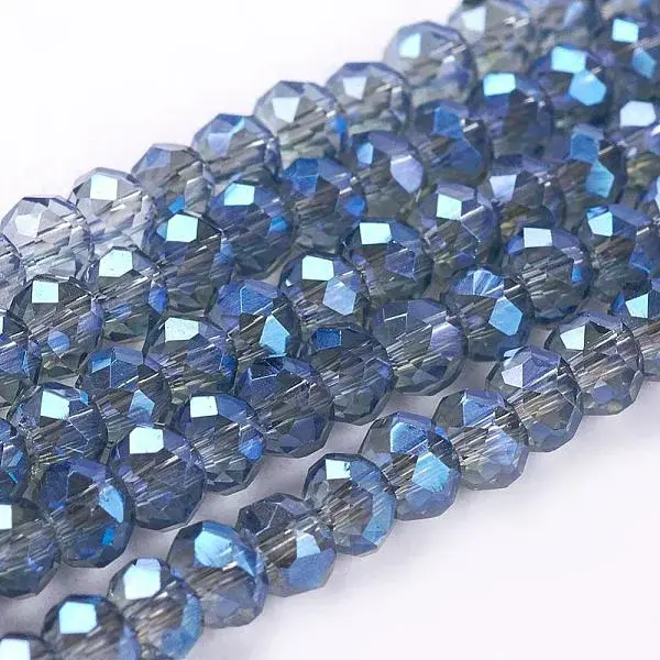 Electroplate Glass Beads Strands