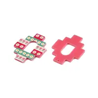 Flower Theme Printed Acrylic Pendants