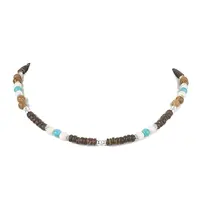 Natural Wenge Wood Pendant Necklaces