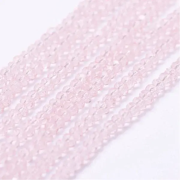 Transparent Glass Beads Strands