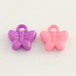 Opaque Acrylic Butterfly Charms