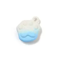 Spray Painted Alloy Pendants