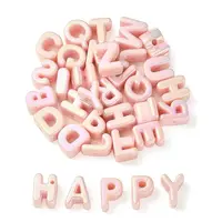 UV Plating Rainbow Iridescent Acrylic Beads